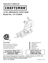 Craftsman 137.375630 Manual de usuario