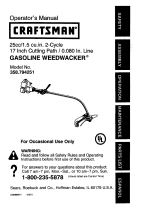 Craftsman WEEDWACKER 358.794251 El manual del propietario