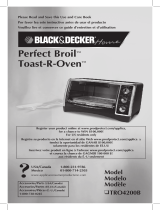 Black & Decker Perfect Broil Toast-R-Oven TRO4200B Manual de usuario