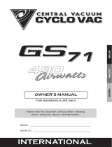 Cyclo Vac GS71 El manual del propietario