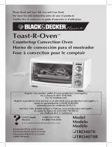Black & Decker Toast-R-Oven TRO4070 Guía del usuario