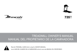 Merit 735T TREADMILL El manual del propietario