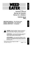 Weed Eater TWISTER SB180 El manual del propietario