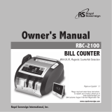 Royal Sovereign RBC-2100 El manual del propietario