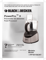 Black & Decker FP1611SCKT Manual de usuario