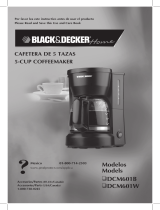 Black & Decker DCM601W Manual de usuario