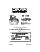 RIDGID WD4050 Manual de usuario