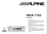 Alpine MDA-7755 Manual de usuario