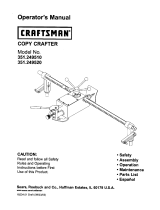 Craftsman 351.249510 El manual del propietario