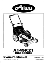 Ariens A149K21 (96136001000) El manual del propietario