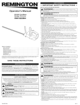 Remington RM1822BH Manual de usuario