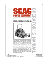 Scag Power Equipment Turf Tiger STT61V-25KBD-SS Manual de usuario