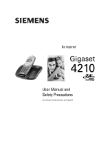 Siemens Gigaset 4210 Manual de usuario