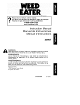 Weed Eater 2000T El manual del propietario