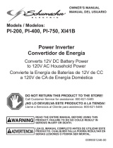 Schumacher Electric PI-750 Manual de usuario