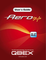 Qbex Aero Style Manual de usuario