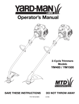 Yard-Man YM1500 Manual de usuario