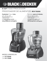 Black and Decker Appliances FP1600B Manual de usuario