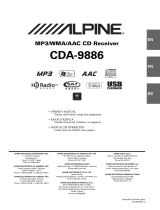 Alpine CDA-9886 Manual de usuario