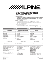 Alpine MRD-M1005 Manual de usuario