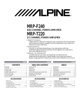 Alpine MRP-F240 Manual de usuario