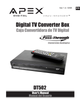 Apex Digital DT502 Manual de usuario