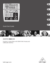 Behringer Xenyx 302 USB Manual de usuario