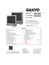 Sanyo DS27930 Manual de usuario