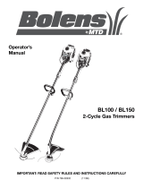 Bolens BL100 Manual de usuario