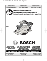 Bosch 1671K Manual de usuario