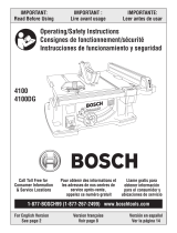 Bosch Power Tools 4100 Manual de usuario