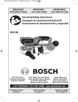 Bosch BSH180BL Manual de usuario