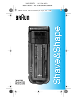 Braun Shave & Shape Manual de usuario