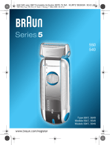 Braun 550, 540, Series 5 Manual de usuario
