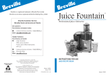 Breville JE900 Manual de usuario