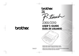 Brother PT-2310 Manual de usuario