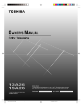 Toshiba 19A26 Manual de usuario