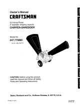 Craftsman 247775860 Manual de usuario