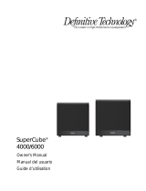 Definitive Technology SuperCube® 4000 Manual de usuario
