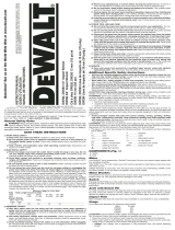 DeWalt DW294 Manual de usuario