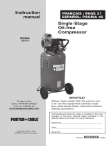 Porter-Cable C6110 Manual de usuario