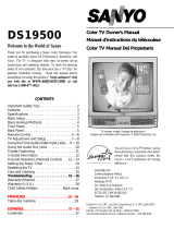Sanyo DS13310 Manual de usuario