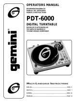 Gemini PDT-6000 Manual de usuario
