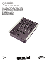 Gemini PS-626 Manual de usuario