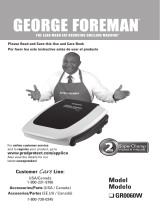 George Foreman GR0060W Manual de usuario