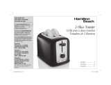Hamilton Beach hamilton beach 2-slice toaster Manual de usuario