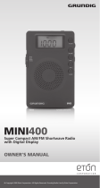 Grundig Mini 400 (M400) Manual de usuario