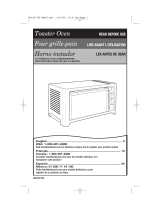 Hamilton Beach 31150 - Convection Oven Manual de usuario