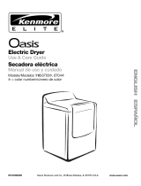 Kenmore 6703 - Elite Oasis 7.0 cu. Ft. Capacity Flat Back Electric Dryer Manual de usuario