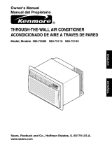 Kenmore 580.75085500 Manual de usuario